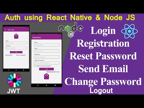 Complete Authentication using React Native and Express Node JS Hindi