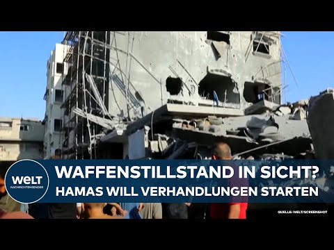 KRIEG IN NAHOST: Hamas stimmt Feuerpause zu - Kommt jetzt der Durchbruch im Gazastreifen?
