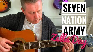Seven Nation Army - Zella Day Acoustic Guitar Lesson (Guitar Tab &amp; Chords)