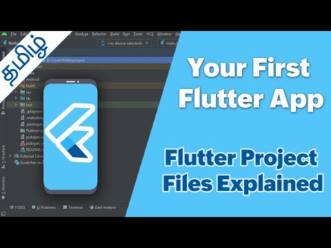 Flutter Tutorial For Beginners | Build Your First Flutter App | Project Files Explained | Tamil