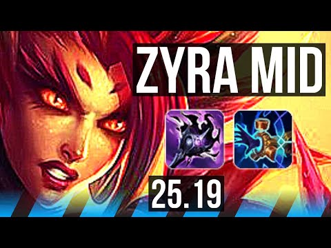 ZYRA vs SYLAS (MID) | KR Master | 25.19