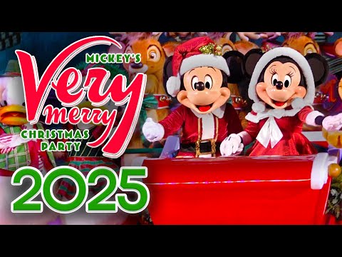 Mickey's Very Merry Christmas Party 2025 at Walt Disney World - Parade, Shows & Fireworks [4K]