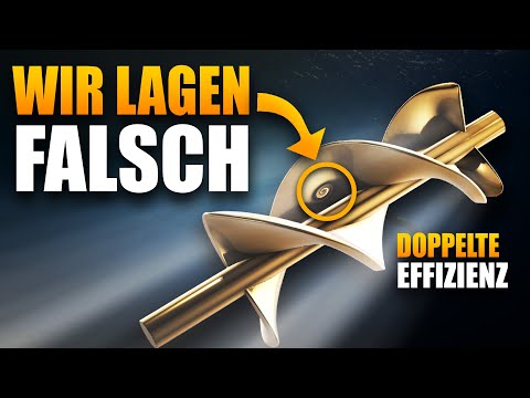 Spectacular! Archimedes turbine beats any propeller!