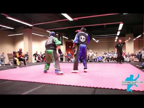 Ben Franzen vs Wille Brown Team Sparring Rd2 - 2016 AKA Warrior Cup