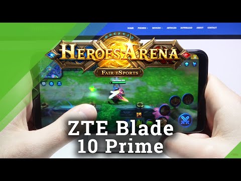 Gaming Quality Test on ZTE Blade 10 Prime - Heroes Arena Gameplay