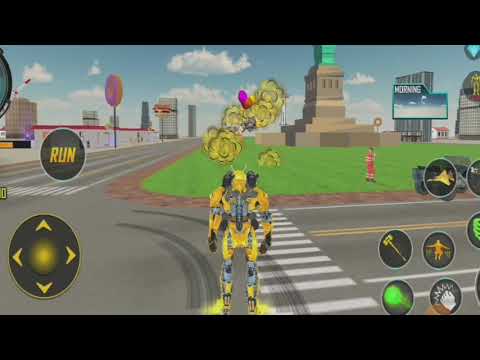 Robot Justice War: Car Jet Transform Game 2024 - Android Gameplay
