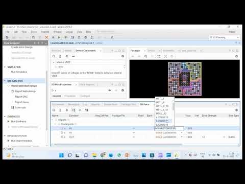 FPGA - Implementation of basic logic gates on Xilinx Artix - 7