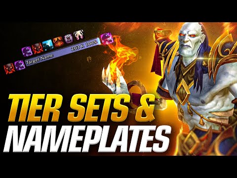 Midnight Warlock TIER Sets & Nameplate Testing! Plater/Platynator