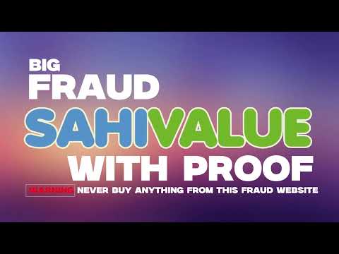 Sahi Value Fraud Exposed - Saf saf scammer he yeh log