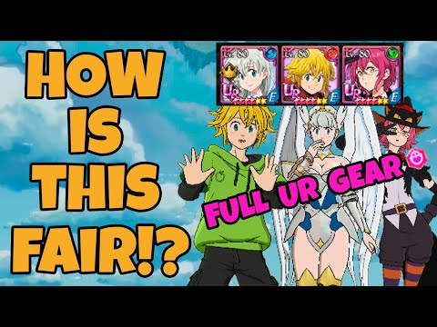 BEST TEAM!!? FULL UR GEAR AND SUPER AWAKENING TEAM DOMINATES PVP!!! - Seven Deadly Sins: Grand Cross
