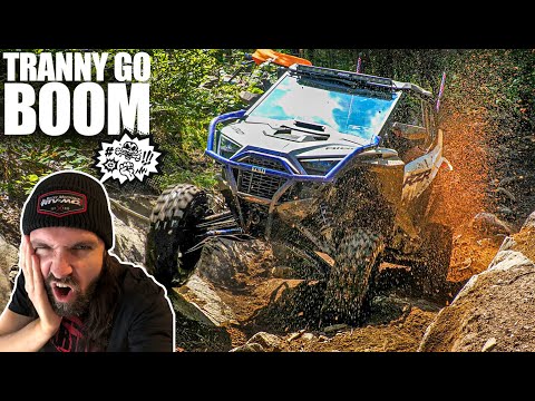 Bye Bye Transmission... SXS's Rock Crawling + Warn Winch Giveaway - Feature Length UTV Trail Riding