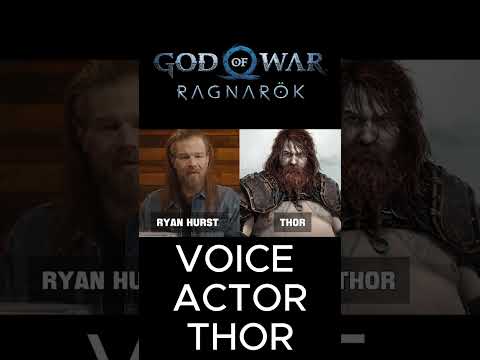 Ryan Hurst transforme in to Thor voice actor gow  #godofwar #shorts