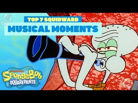 イカの触手の音楽の瞬間 ?#毎週火曜日の曲｜スポンジボブ (Squidward Tentacles Music Moments ? #TuesdayTunes | SpongeBob)