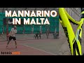 The lowest string tension on tour?! Adrian Mannarino training in Malta