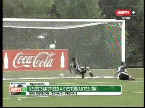 JUVENILES A. 2014. Fecha 3. 8va y 9na. VELEZ - ESTUDIANTES BS.AS. ESPN