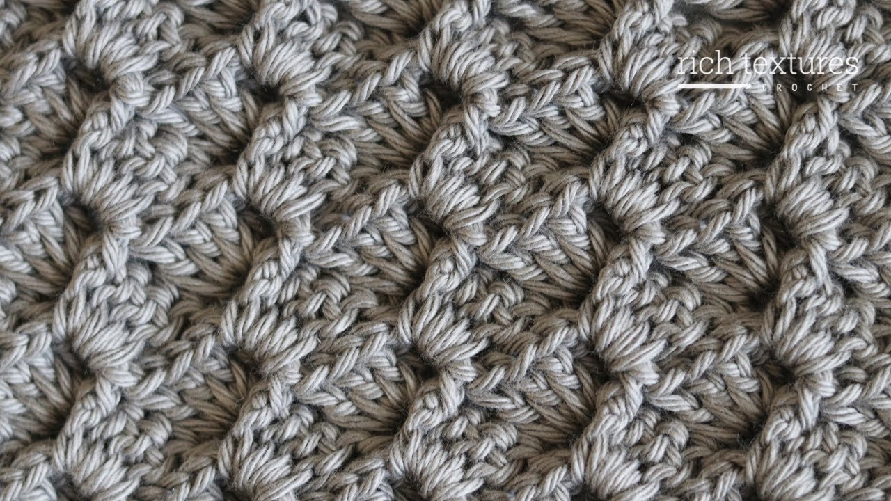 3D Shell Stitch | How to Crochet