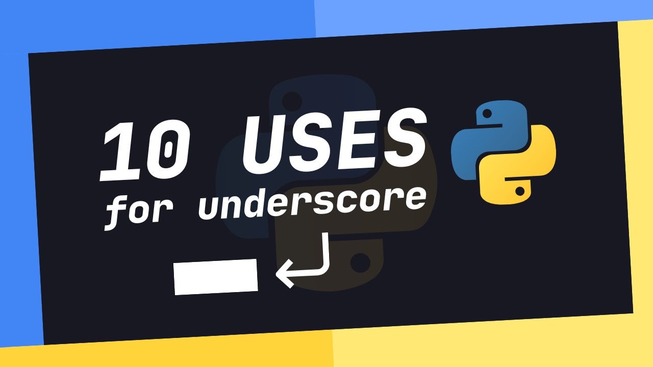10 Ways You Can Use "_" In Python (Do you know ALL of them?)
