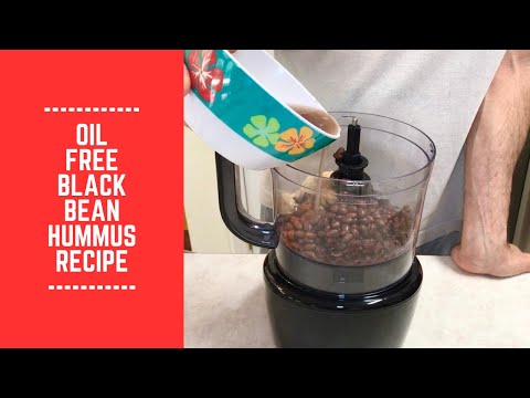 Oil Free Black Bean Hummus Recipe