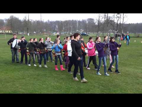 Nachwuchs des 1. Mühlhäuser Spielleuteverein 1960 e.V. im Trainingslager Possen/Sondershausen