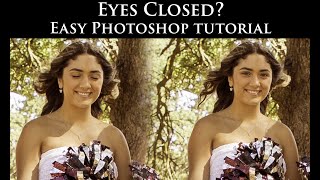 Fix CLOSED and BLINKING EYES - Photography Tutorial using Lightroom and Photoshop