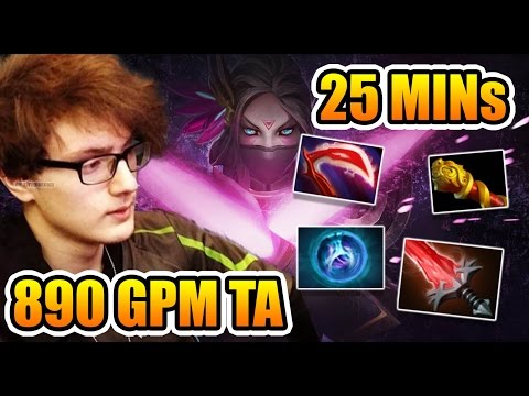 Miracle Dota 2 [Templar Assassin] 890 GPM TA IN 25 MINs