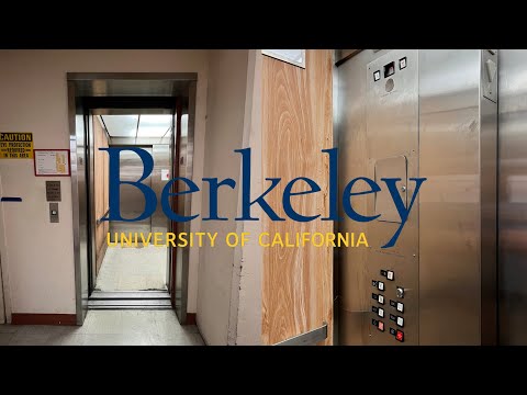 Cool Underground United States Square Button Hydraulic Elevator - Giauque Hall, UCB - Berkeley, CA