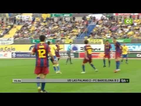 2ª División 10/11 - 18ª Jornada - UD Las Palmas vs Barcelona B (2-2) JAVI GUERRERO y SAMUEL