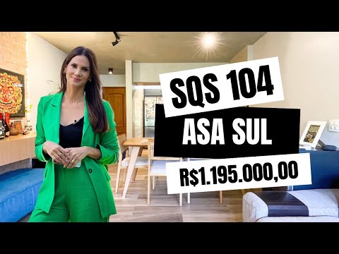 APARTAMENTO MODERNO E REFORMADO À VENDA NA ASA SUL POR R$1.195.000,00