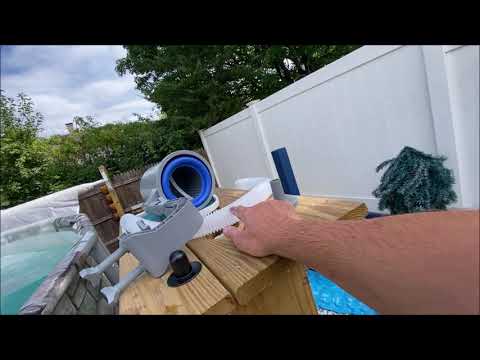 INTEX POOL SKIMMER SETUP AND DEMO