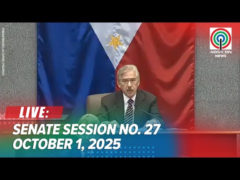 LIVE: Senate Session No. 27 | October 1, 2025