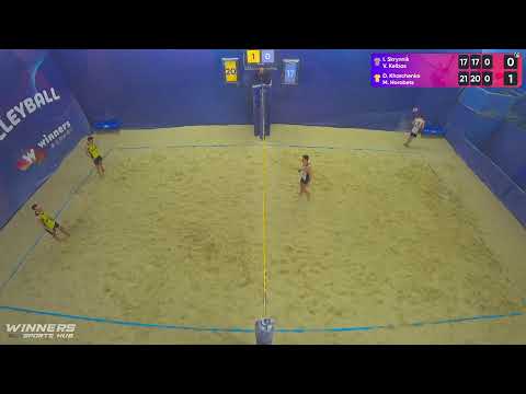 13:25 I.Skrynnik / V.Kelbas - D.Kharchenko / M.Horobets | Winners Beach Volleyball