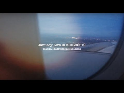 January Live in FIERE2019 Manila, Philippines