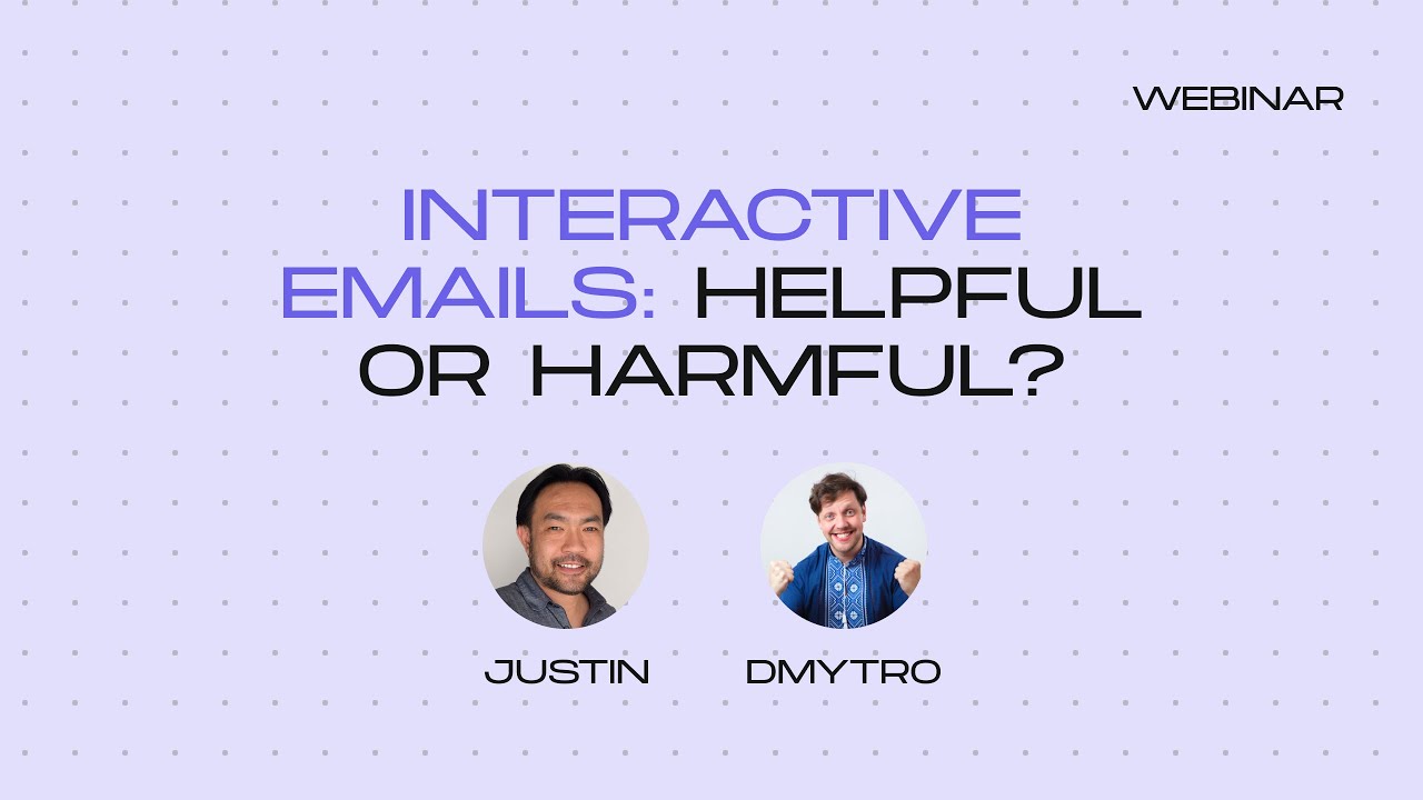 Interactive emails: When do they help, and when do they hurt?