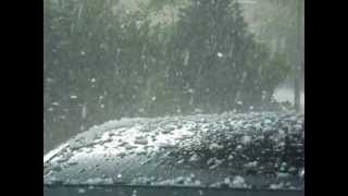 Large hailstorm in Witney, West Oxfordshire. May 2012.