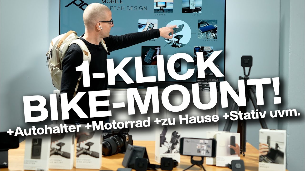 Peak Design Mobile Accessory Mount Set - Ersatzhalterung GoPro für Bike Mount Out Front