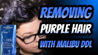 Removing Purple Hair Color | Malibu DDL