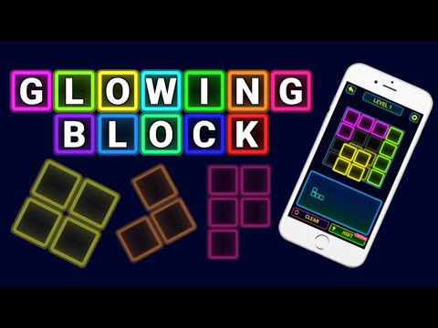 Glow Block Puzzle Game Video