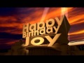 Happy Birthday Joy