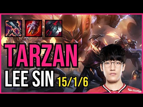 TARZAN - LEE SIN vs HECARIM Jungle - KR Grandmaster - Patch 11.7