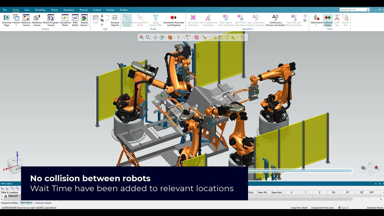 Tecnomatix Process Simulate : Automatic Path Planner (APP) Interlock Solving with APP API