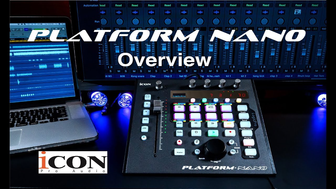 iCON PLATFORM-NANO DAWコントローラー ICON Platform Nanoレビュー｜ジョグホイールが便利な1ch MIDI