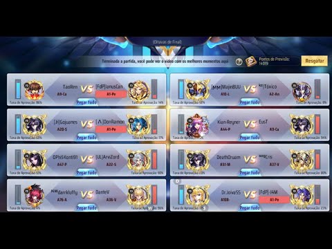 🔴OITAVAS DE FINAIS DO JAMIEL  SÓ OS MELHORES - SAINT SEIYA AWAKENING