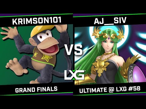 Smash Ultimate @ LXG 58 - GRAND FINALS - Krimson101 (Diddy Kong) vs aj__siv (Palutena)