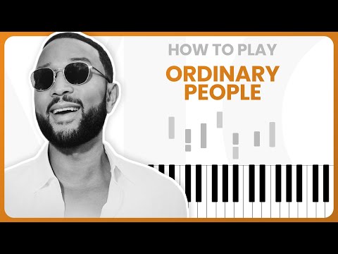 How To Play Ordinary People By John Legend On Piano - Piano Tutorial (Part 1)