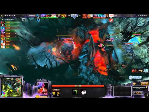 Newbee vs LGD - Game 2 (ECL Winter 2014 - WB Round Final) - GoDz, WinteR, & 1437