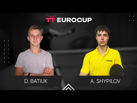 16:45 Dmytro Batiuk - Anton Shypilov 10.11.2023 TT Euro.Cup Ukraine Master. Table 4