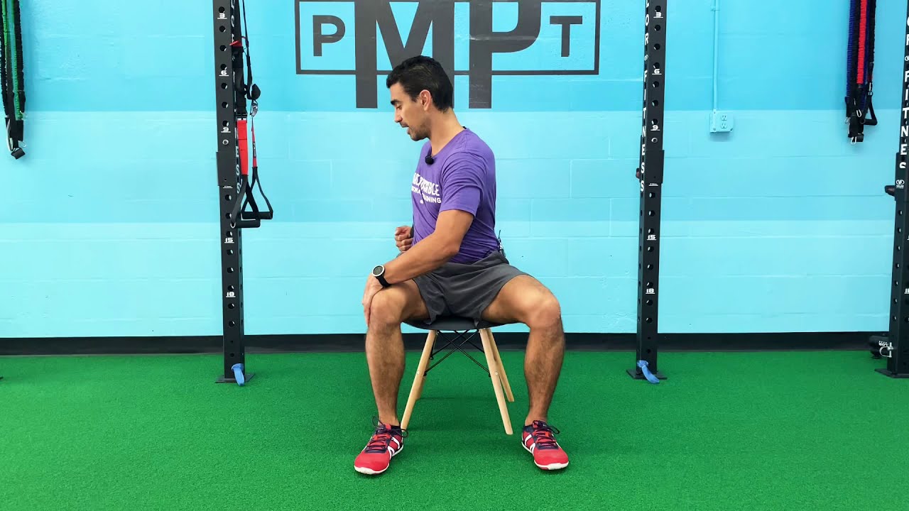 Seated Spinal Rotation Stretch - YouTube