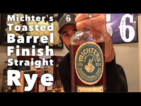 Michter’s Toasted Barrel Finish Straight Rye. Whisky in the 6 #283