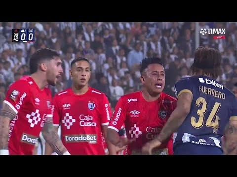 Paolo Guerrero pierde los papeles contra Bruno Pérez | #AlianzaLima vs #Cienciano