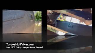 Ram 2500 Pickup - Bumper Sensor Removal - TorqueNutDriver.com @prattlonstudios